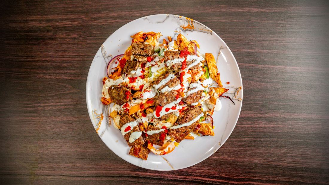 Chicken and lamb combo platter
